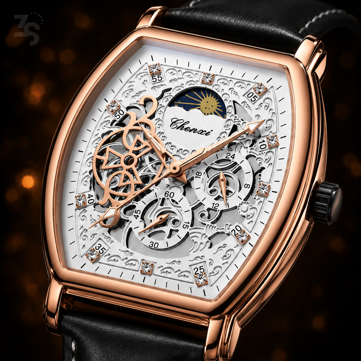 Reloj Vertice Automático blanco - Zensei