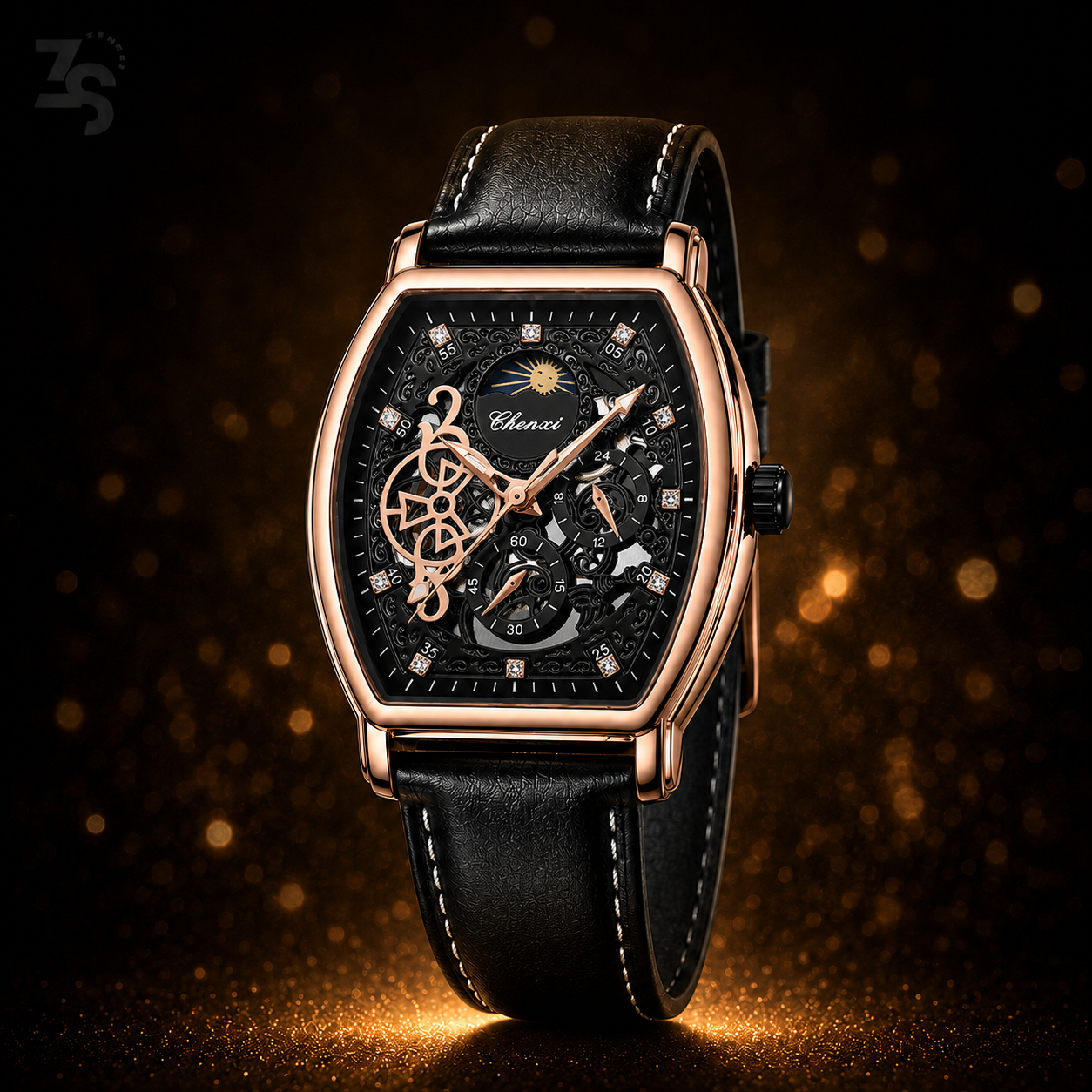 Reloj Vertice Automático negro - Zensei