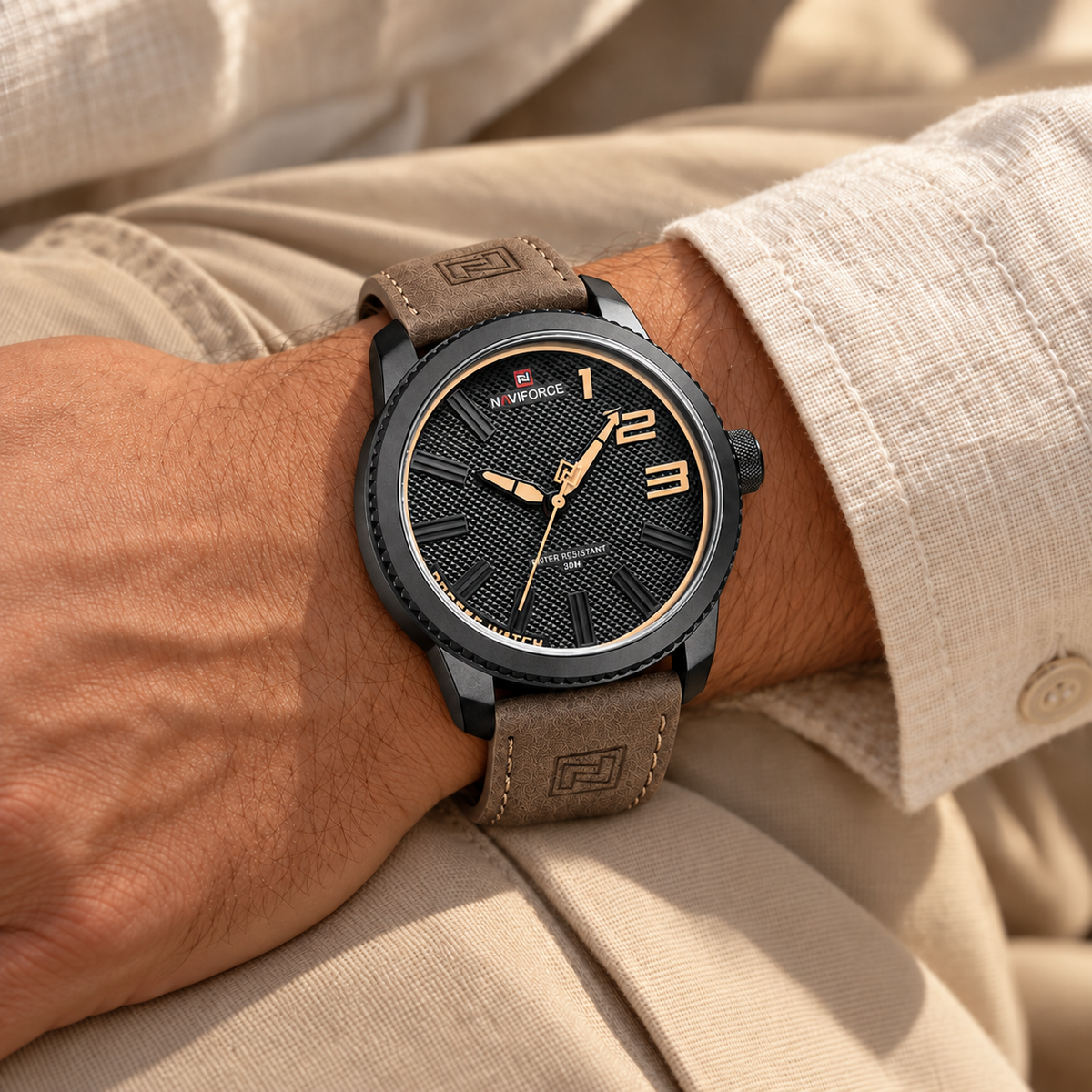 Reloj tritón marrón - Zensei