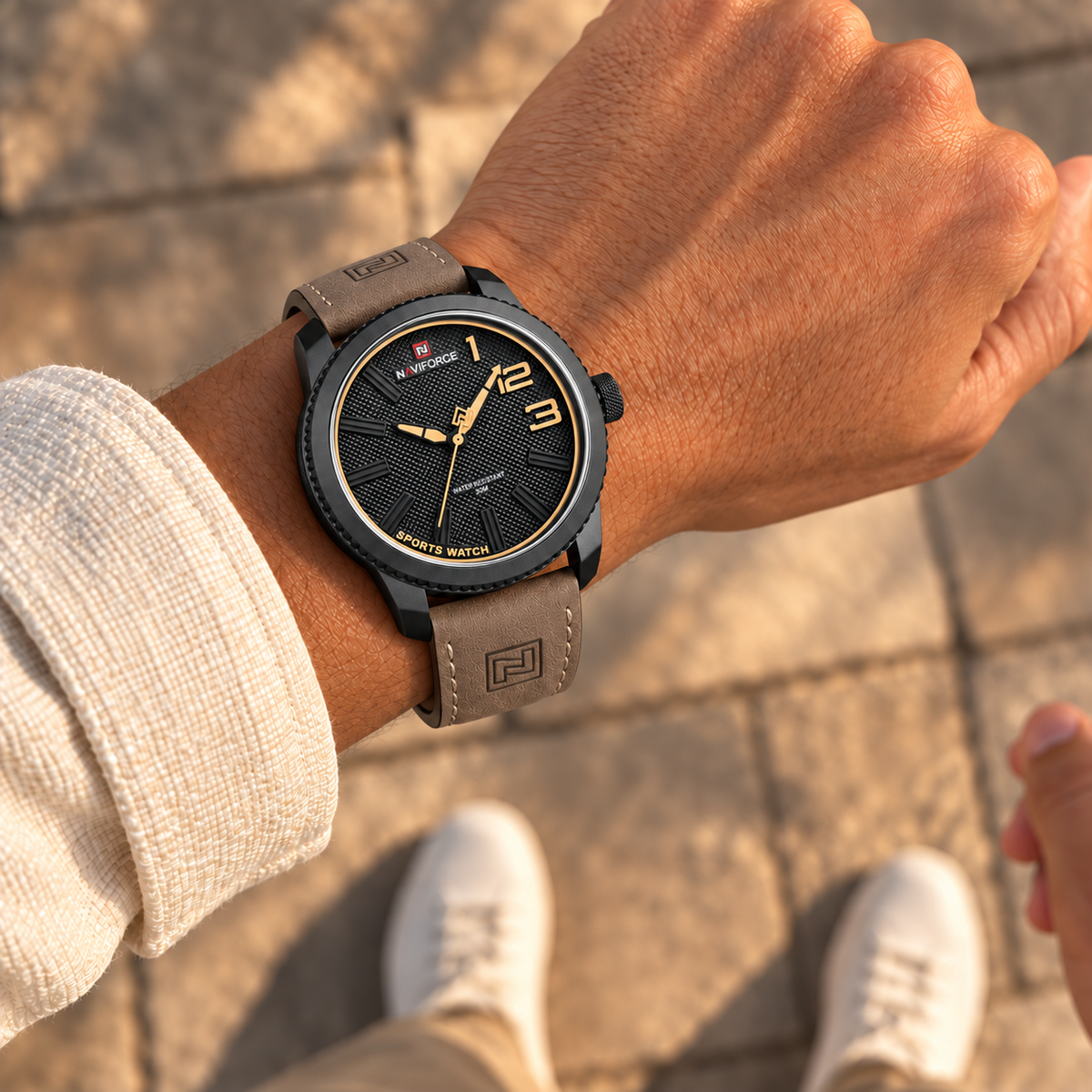Reloj tritón marrón - Zensei