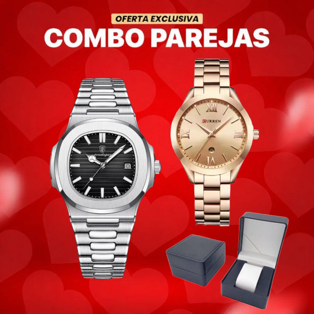 Combo Imperial Negro + Queen Ross gold - San Valentín