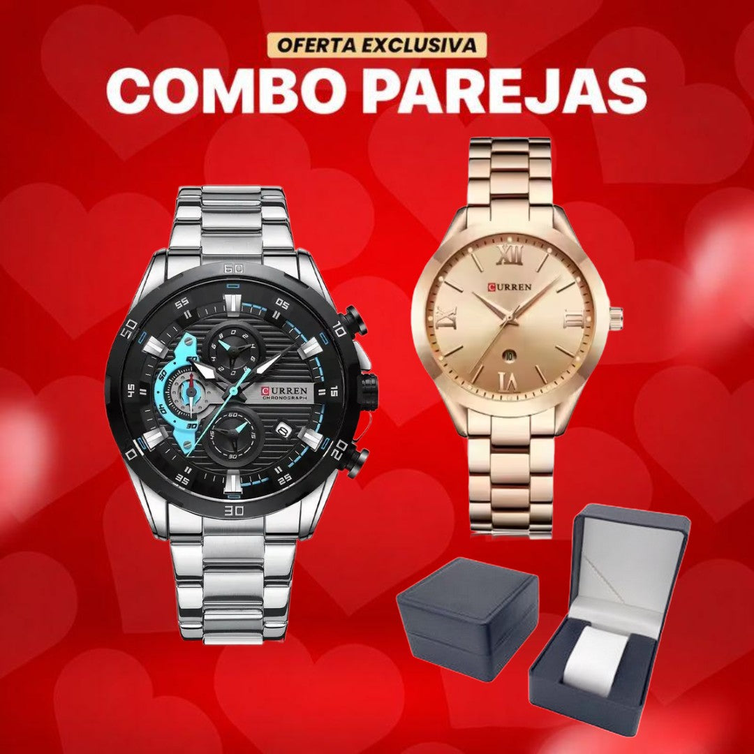 Combo Vortex Steel + Queen Ross gold - San Valentín