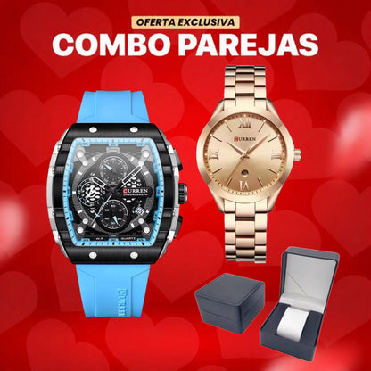 Combo Fusión Celeste + Queen Ross gold - San Valentín