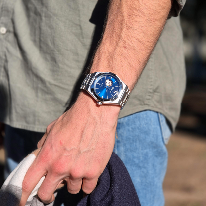 Reloj Orbe Automático Azul - Zensei