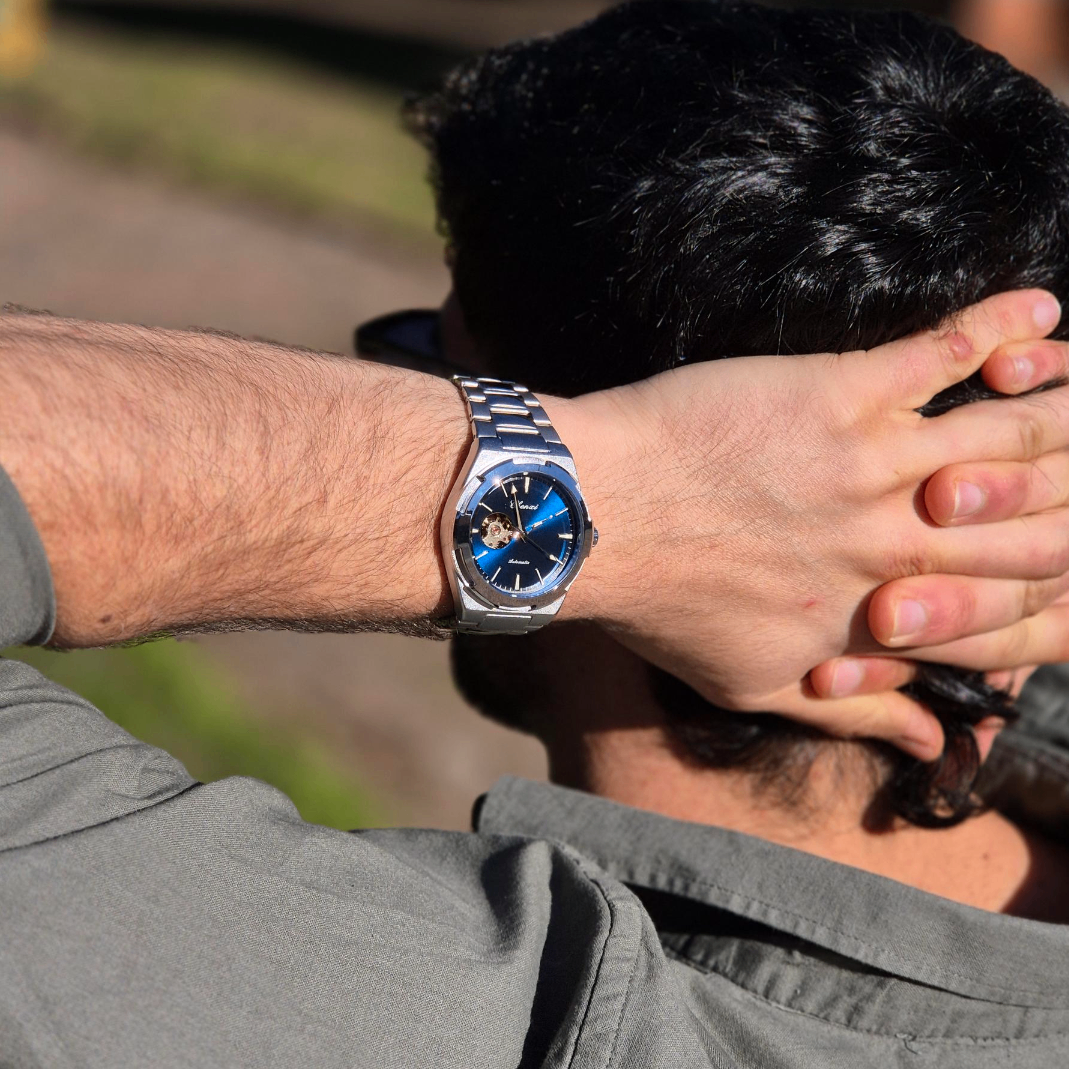 Reloj Orbe Automático Azul - Zensei