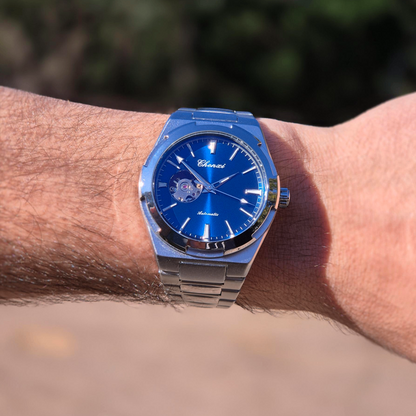 Reloj Orbe Automático Azul - Zensei