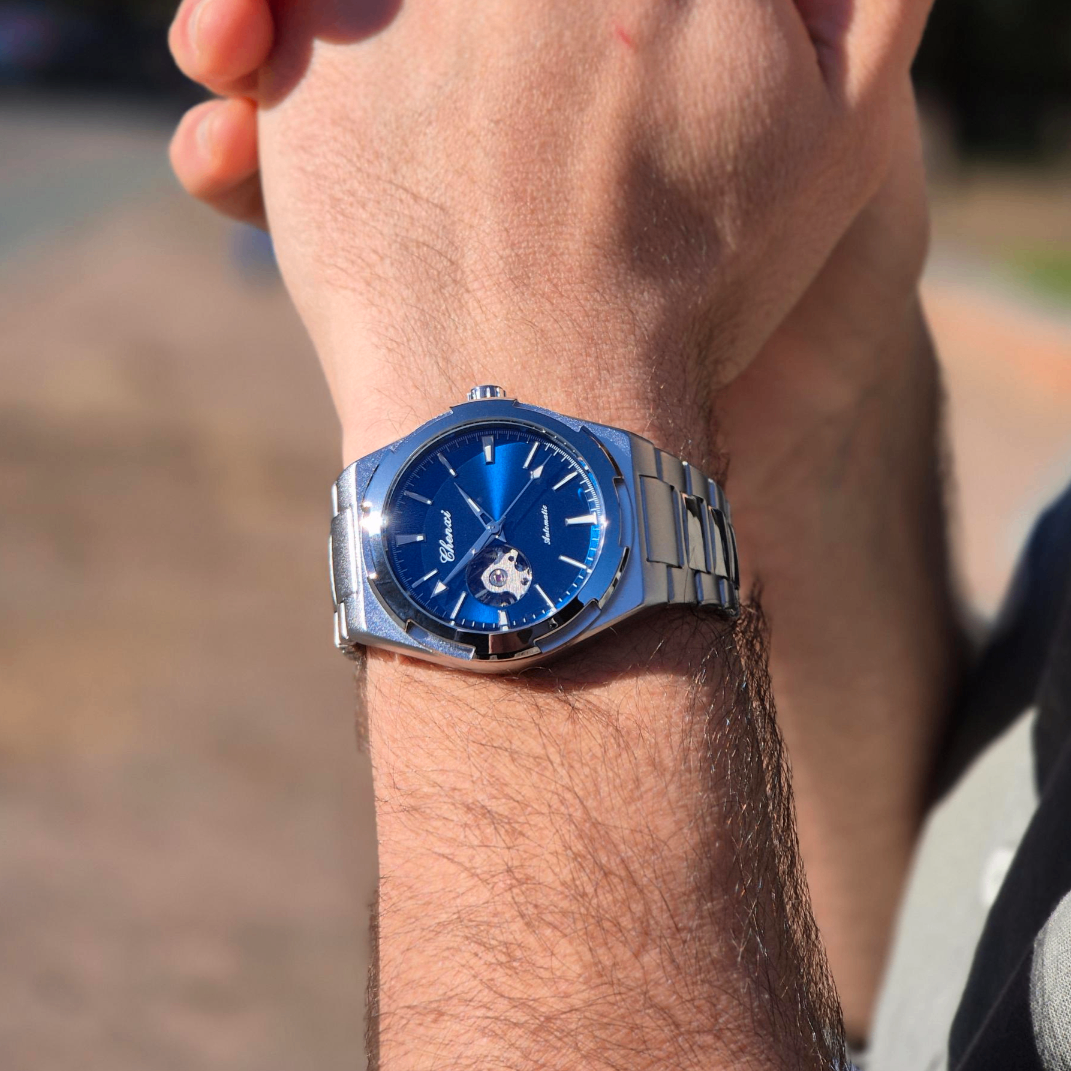Reloj Orbe Automático Azul - Zensei