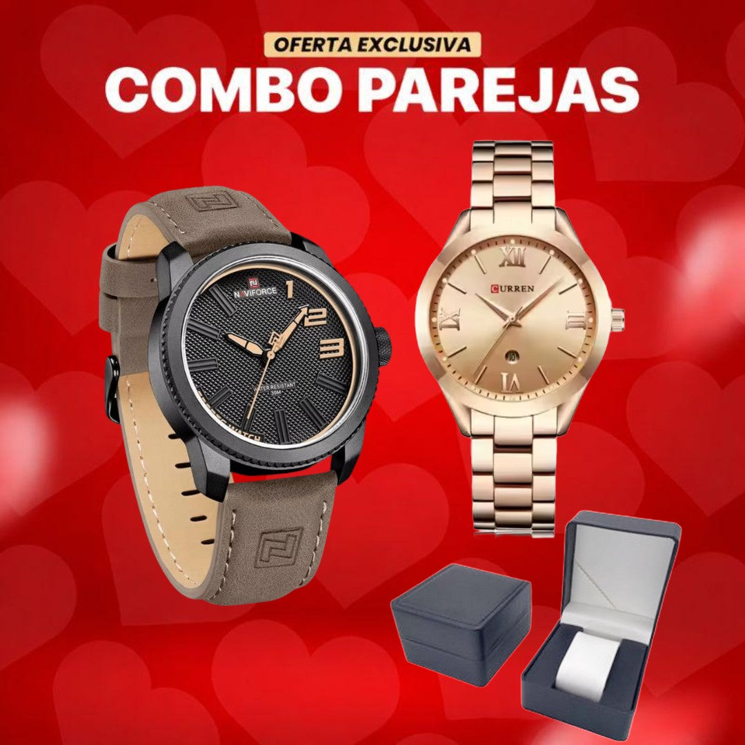 Combo Tritón marrón + Queen Ross gold - San Valentín