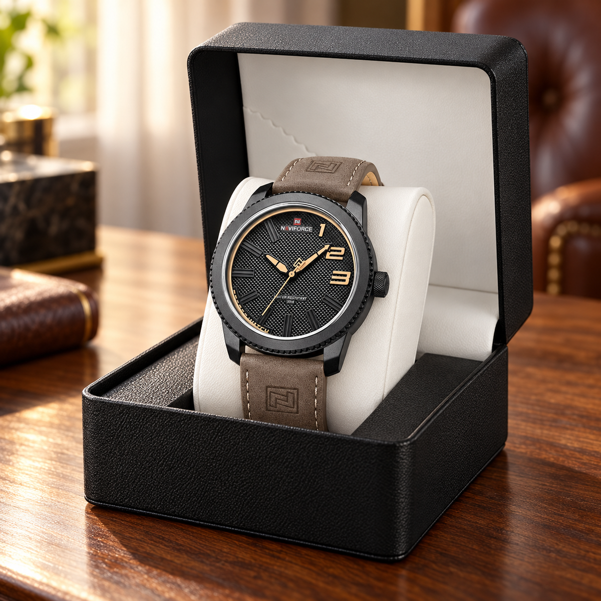 Reloj tritón marrón - Zensei