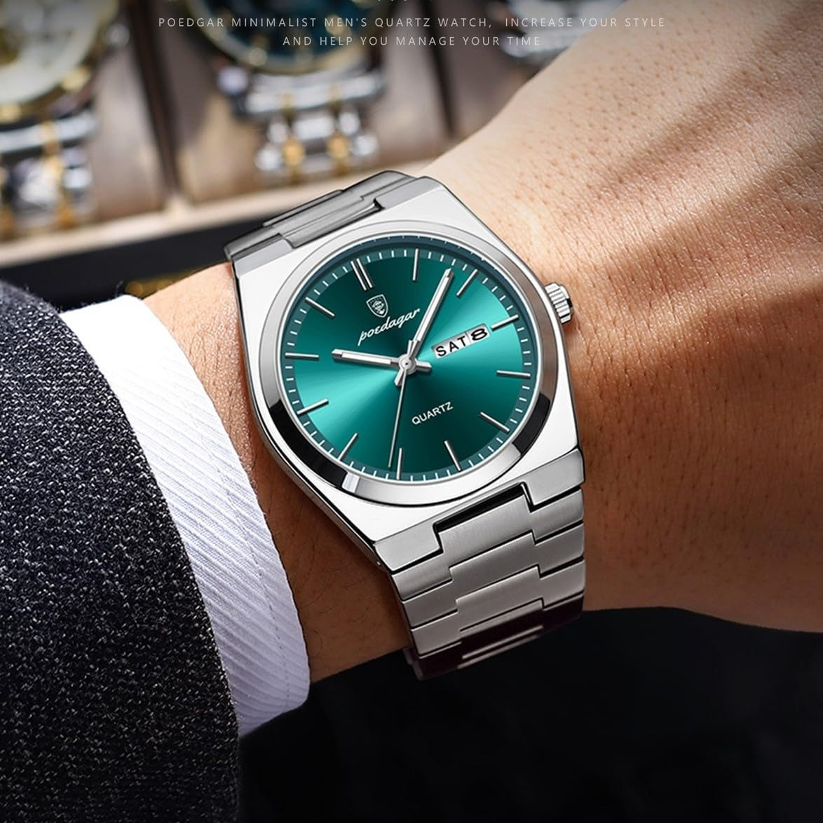 Combo Prestigio verde + Queen Ross gold - San Valentín